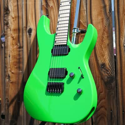 ESP CUSTOM SHOP M-II CTM/M Neon Green 6-String Electric Guitar w/ Hard Case (2025) image 9