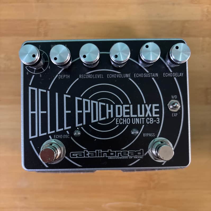 Catalinbread Belle Epoch Deluxe CB3 Dual Tape Echo Emulation 2022 - Present - Black / Silver image 1