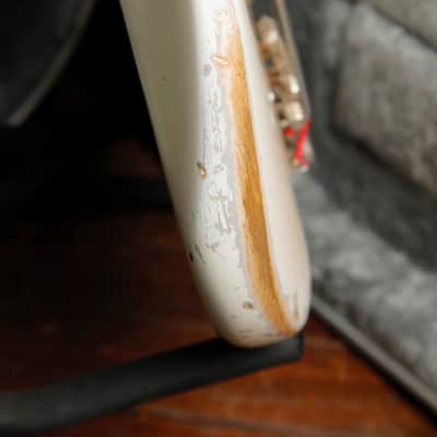 Fender 1963 Precision Bass Olympic White Vintage Pre-Owned image 12