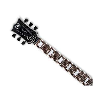 ESP LTD EC-1000 Electric Guitar w/Piezo - See Thru Black image 4