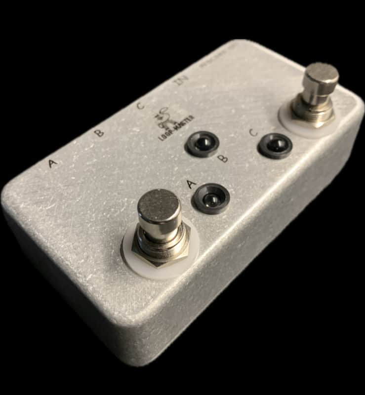 Loop-Master TRS Stereo ABC Channel Selector Pedal – 3-Way A/B/C Switcher, USA Made, In Stock image 1