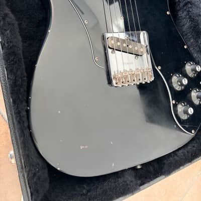 Fender American Vintage '72 Telecaster Custom with Maple Fretboard 2010s - Black image 2
