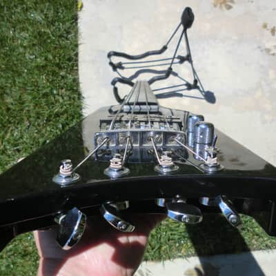 1985 Hondo Alien Headless Bass Guitar with Case image 11