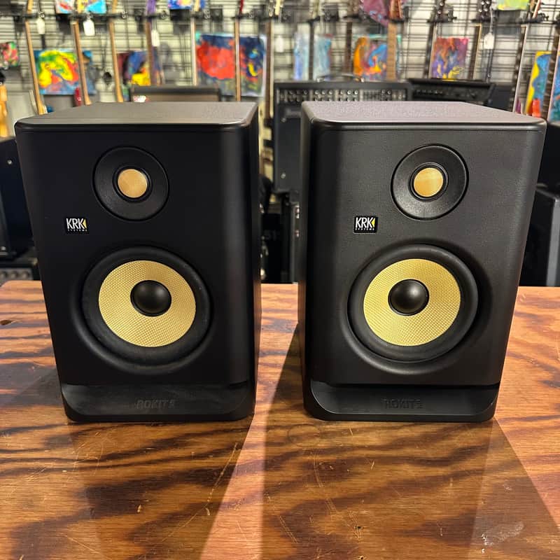 KRK RP-5 Rokit G4 2-Way 5" Active Studio Monitors (Pair) 2019 - 2021 - Black image 1