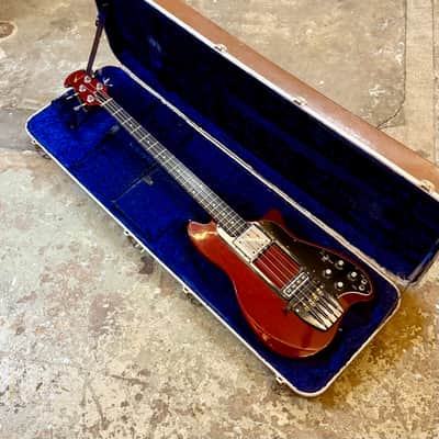 Ovation Magnum I Bass c 1978 - 1980 Cherry original vintage USA image 2