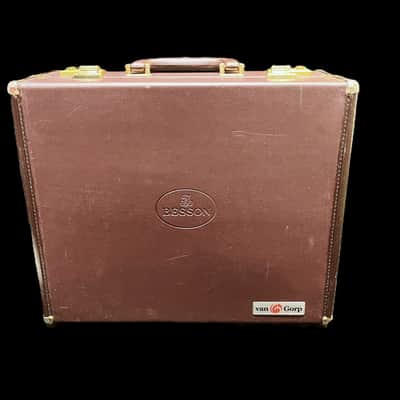 Besson Boosey & Hawkes Sovereign Cornet • Silver-Plated Eb image 22
