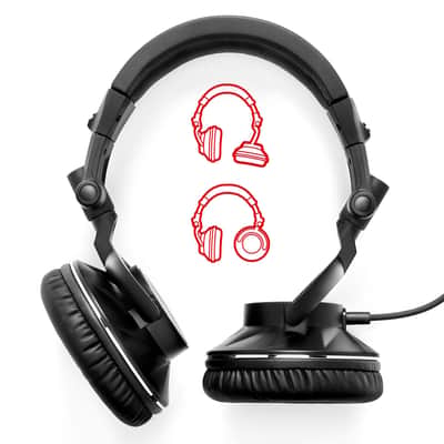Hercules HDP DJ60 Headphones for DJ Submit image 4