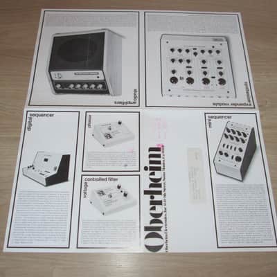 Oberheim 4/2-voice/SEM Catalog–1975- Very Rare - Original Vintage Synthesizer Brochure - Ultra Rare image 2