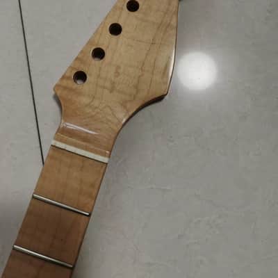 Flamed Maple ST Guitar Neck, 22-Frets image 1