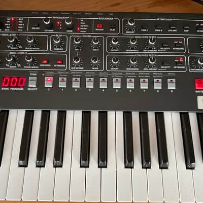 Sequential Prophet-6 49-Key 6-Voice Polyphonic Synthesizer 2018 - 2020 - Black with Wood Sides image 5