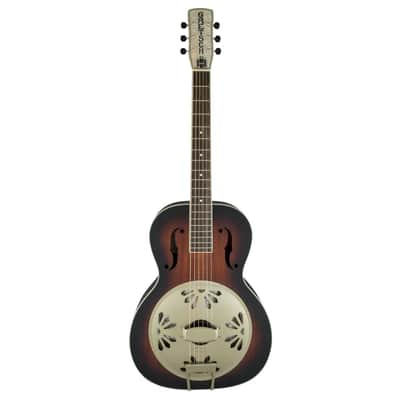 Gretsch G9241 Alligator Biscuit Round-neck Acoustic / Electric Resonator Guitar image 2