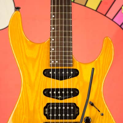 1992 USA Hamer Centaura Electric Guitar, Ash Body, Aztec Gold, Boost Preamp image 8