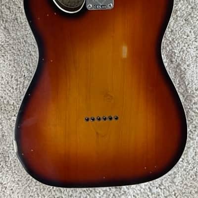 Mint Fender Jason Isbell Custom Telecaster, 3-Color Chocolate Burst with gig Bag image 4