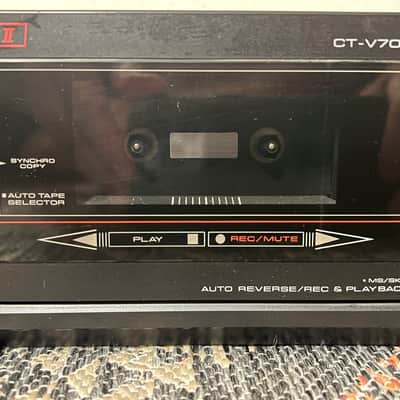 Vintage Pioneer CT-V70 Dual Cassette Deck 1986 - Black image 9