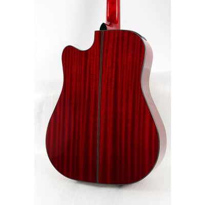 Takamine G Series GD30CE Dreadnought Cutaway Acoustic-Electric Guitar Regular Wine Red image 4