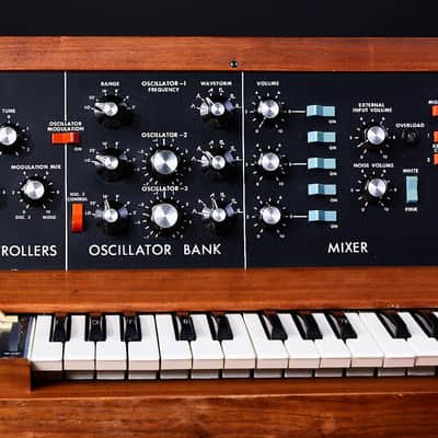 1973 Moog Minimoog Model D w/ Road Case Signed by Herbie Hancock image 1