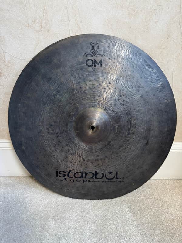 Istanbul Agop OM 22” Ride Cymbal - cracks - 2476 Grams image 1