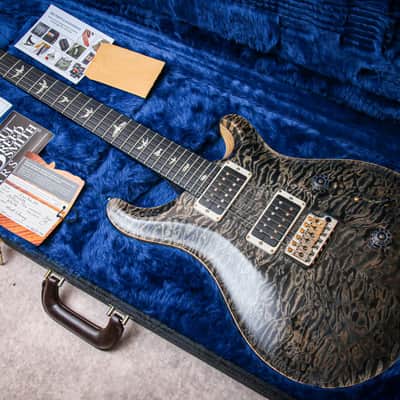 PRS USA Paul Reed Smith Wood Library Custom 24 Artist Top "Charcoal + Ebony" (2016) image 1