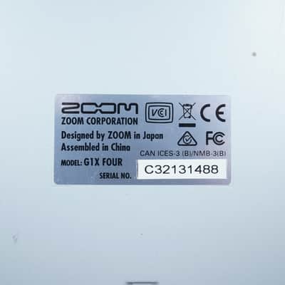 Zoom G1X Four Black w/ Power Supply image 9