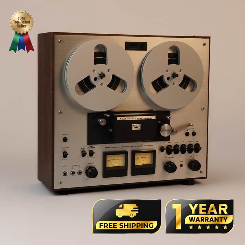 AKAI GX-230D Reel-to-Reel Tape Recorder – Restored – 1-Year Warranty image 1
