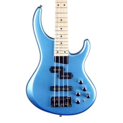 MTD Kingston Kingston LK4 Lake Placid Blue Gloss, Maple Fretboard image 9