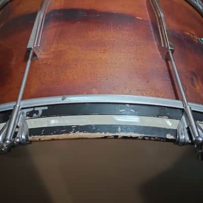 Ludwig 1970's 16x32 Concert Bass Drum 1970's - Stained Maple 🍁 image 7