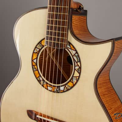 2025 Hatcher Greta 25th Anniversary, Fiddleback Mahogany/Swiss Moonspruce image 11