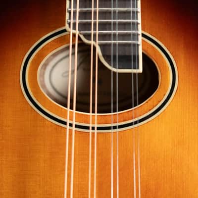 JBovier A4 A-Style Mandolin Violin Sunburst with Hardshell Case - Used image 9