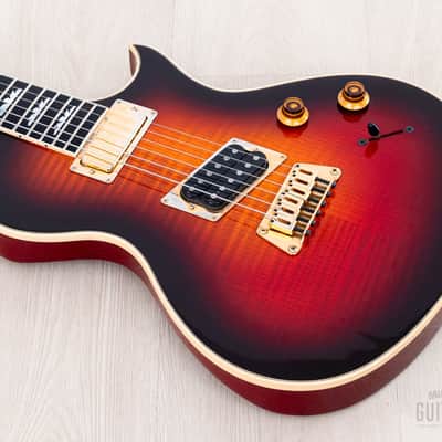 1998 Gibson Nighthawk Custom CST-2 Fireburst Flame Top, Near-Mint w/ Case & Tags, Yamano image 10