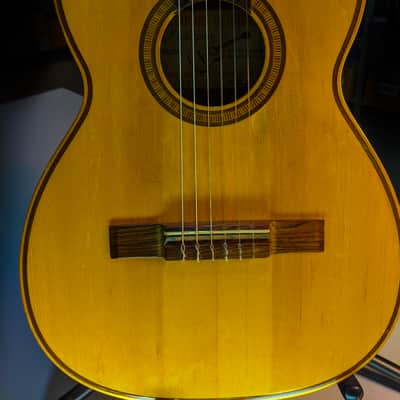Giannini GN-50 Guitar (small parlor short-scale 12-fret classical nylon vintage 3/4 size BRAZIL) image 3