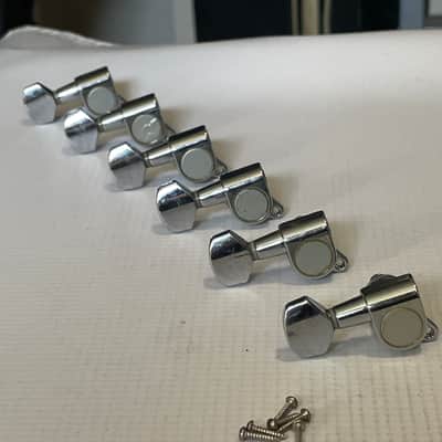 Electric Guitar Lefty Left Handed Jin Ho Korea Tuners Tuning Pegs 6 In Line Fits Jackson Dinky image 1