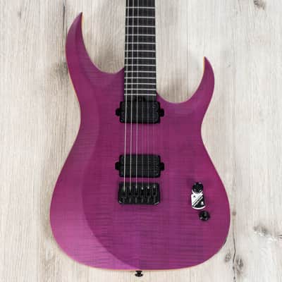 Mint Schecter John Browne Tao-6 Guitar, Ebony Fretboard, Satin Trans Purple image 2