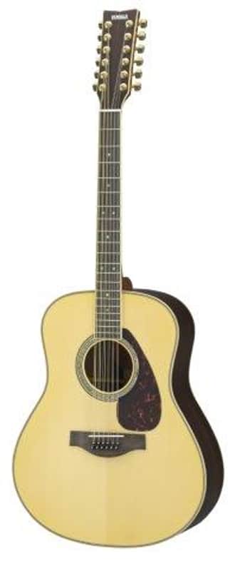 Yamaha Ll16 12 String Natural Acoustic Guitar image 1