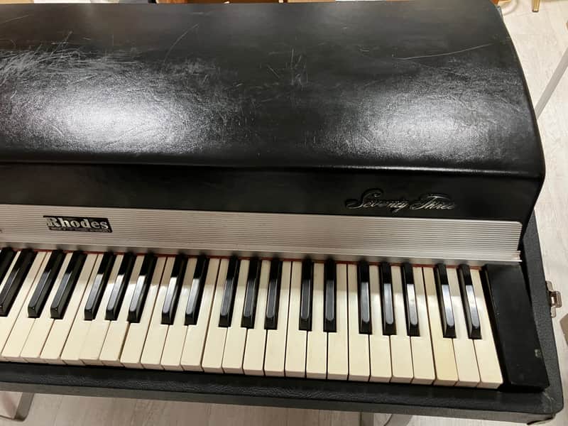 Rhodes MK1 Suitcase 73-Key Electric Piano 1978 - Black Rounded Top