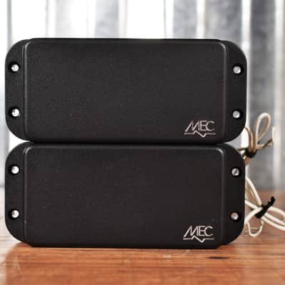 MEC M 60160 Passive Vintage Soapbar Humbucker Bass Pickup Set Used image 1