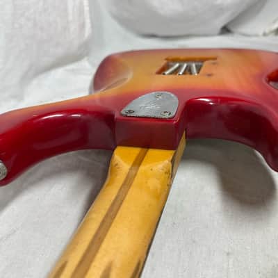 Fender USA Stratocaster Guitar with Case - neck has been re-fin'd / re-fretted / re-shaped 1982 image 23