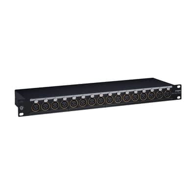 Black Lion Audio PBR XLR 16F DSub 16 Point Gold Plated XLR Female Patchbay w/ DSUB Outs image 2