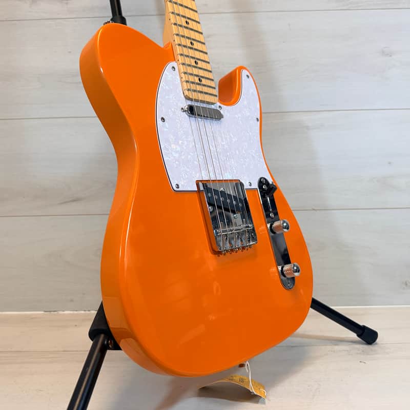 Amati T-Style Electric Guitar Orange Gloss Finish w/ Gig Bag image 1