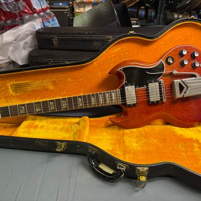 GIBSON LES PAUL/SG 1961 - Cherry #15275 image 4