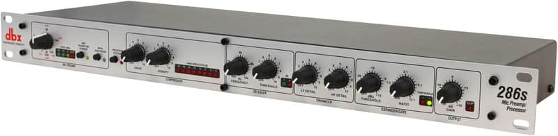 dbx - DBX286SV - 286s Microphone Preamp & Channel Strip Processor 1U - Silver image 1