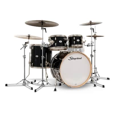 Slingerland Studio King 7x10 8x12 16x16 16x22 Del Norte Black image 3