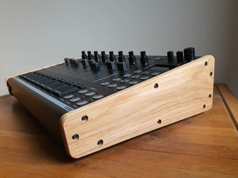 Isla Instruments S2400 Sampler Solid Oak End Cheeks Synths And Wood image 1