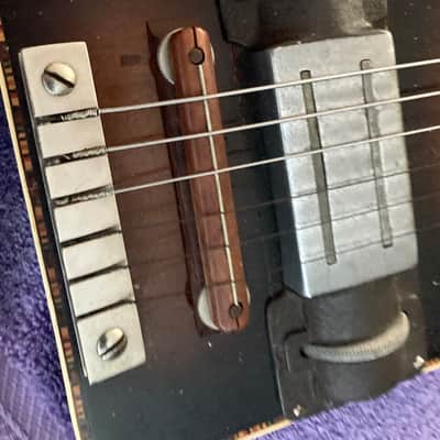 Regal LAP STEEL 40's ? - ANTIQUE BROWN SUNBURST Good Condition image 5
