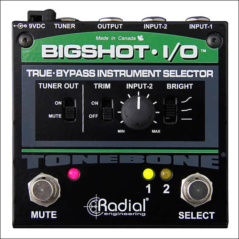 Radial BigShot i/o true bypass instrument selector image 1