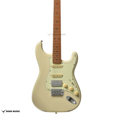 Bacchus BST-2-RSM/M - Roasted Maple Neck - OWH (Olympic White) Universe Series image 2