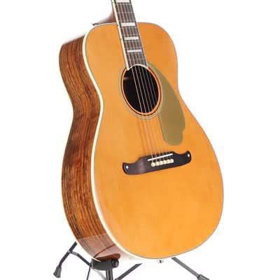 Fender California Vintage Malibu AE Guitar WC Gold Pickguard, Aged Natural (P) (08097) image 4