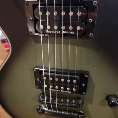 ESP LTD BK-600 Bill Kelliher Signature 2016 - Present - Military Green Sunburst Satin image 4
