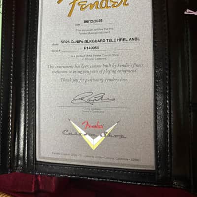 Fender Custom Shop CuNiFe Special Run Black Guard Tele Bigsby Heavy Relic w/case image 16