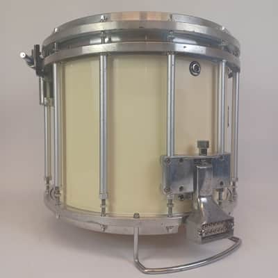 Pearl 12x14"FFX Championship Maple Free Floating Marching Snare Drum White 12Lug image 3