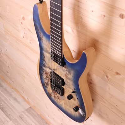 Schecter Reaper 6 - Ebony Fingerboard, Satin Sky Burst image 4
